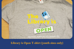 Library is Open tshirt